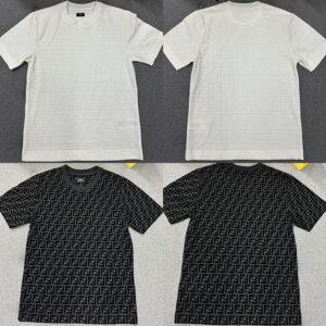 펜디 【TJ공장】 FF 시그니처 로고 반팔 티셔츠（터보）