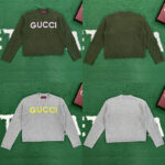 구찌 【잔디집】 인타르시아 울 탑 스웨터（레어）