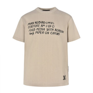 루이비통 【잔디집2】 x 박서보 프린팅 반팔 티셔츠（세븐)