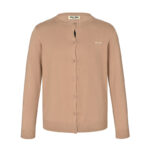 미우미우 【잔디집2】 캐시미어 니트 가디건（세븐）