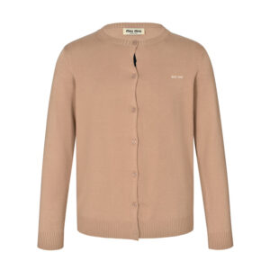 미우미우 【잔디집2】 캐시미어 니트 가디건（세븐）