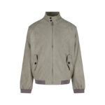 프라다 【잔디집2】 하이넥 스웨이드 봄버 자켓 (세븐)