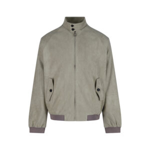 프라다 【잔디집2】 하이넥 스웨이드 봄버 자켓 (세븐)