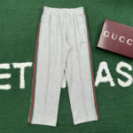 구찌 【잔디집】 더블 스포츠웨어 팬츠 코튼 피케 (레어)