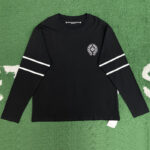 크롬하츠 【잔디집】 33 홀스슈 로고 롱 슬리브 티셔츠（레어）