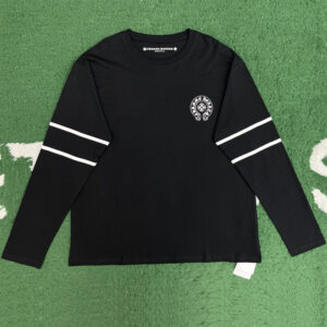 크롬하츠 【잔디집】 33 홀스슈 로고 롱 슬리브 티셔츠（레어）