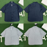 디올 【잔디집】 오블리크 반소매 실크 셔츠 (레어)