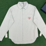 디올 [잔디집] CD 셔츠 하트 자수 그레이