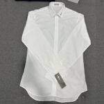 디올 [TJ공장] 자수 셔츠 화이트 코튼 포플린