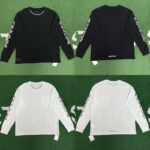 크롬하츠 【잔디집】 레터링 크루넥 롱 슬리브 티셔츠（레어）