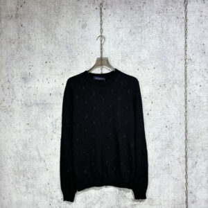 루이비통 [사슬공장] 24SS LV 모노그램 울 니트 블랙