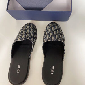 디올 뮬 샌들 오블리크