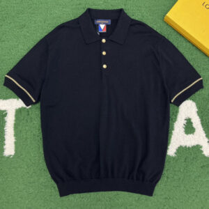 루이비통 [잔디집] LV컵 버튼 반팔 폴로 셔츠 코튼 로프 자수