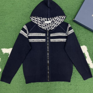 디올 [잔디집] 오블리크 리버서블 지퍼 후드 캐시미어