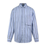 디올 【잔디집2】 Couture 자수 스트라이프 셔츠（세븐）