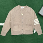 톰브라운 【잔디집】 4-Bar 사선완장 셰틀랜드 울 V넥 가디건 (레어)