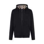 버버리 【잔디집2】 체크 코튼 블렌드 후드 집업 탑（세븐）