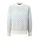 루이비통 【잔디집2】 다미에 그라데이션 자카드 풀오버 니트 스웨터 (세븐)