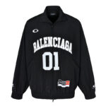 발렌시아가 【잔디집2】 트랙수트 바스켓볼 시리즈 자켓（세븐)