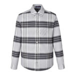 루이비통 [잔디집2] 플란넬 코튼 롱 슬리브드 셔츠