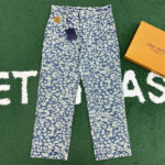 루이비통 【잔디집】 x 니고 자카드 데님 팬츠（레어）