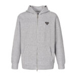 프라다 【잔디집2】 트라이앵글 로고 후드 집업 (세븐)