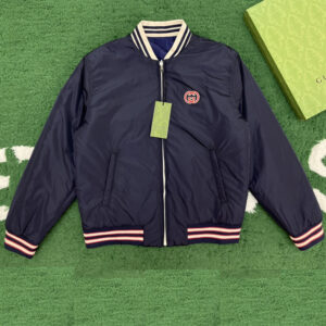 구찌 [잔디집] 리버서블 나일론 캔버스 재킷