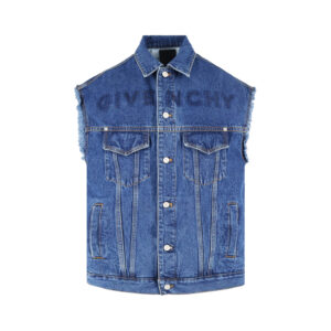 지방시 【잔디집2】 오버사이즈 데님 조끼 베스트（세븐）