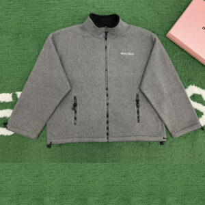 미우미우 [잔디집] 스웨트셔츠 플리스 그레이