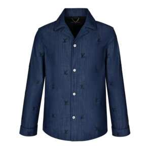 루이비통 【잔디집2】 LV 엠벨리시드 데님 셔츠（세븐)