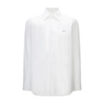 프라다 【잔디집2】 스몰 로고 나일론 타일링 셔츠（세븐）