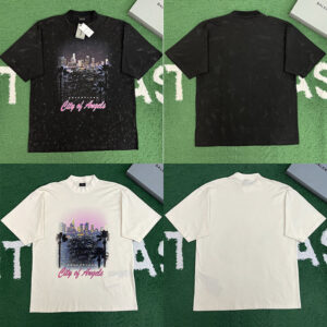 발렌시아가 【잔디집】 시티 오브 엔젤스 반팔 티셔츠（레어）