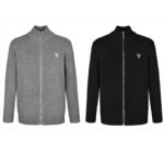 프라다 【잔디집2】 캐시미어 집업 가디건（세븐）