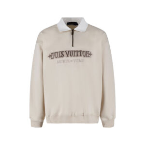 루이비통 【잔디집2】 엠벨리시드 하프 집업 스웨트셔츠（세븐）
