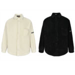 발렌시아가 【잔디집2】 러버라이즈드 로고 후리스 셔츠 자켓（세븐）