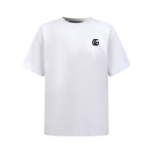 구찌 【잔디집2】 GG 자수 코튼 저지 반팔 티셔츠 (세븐)