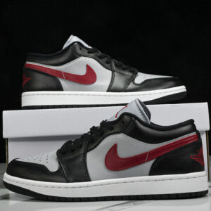 나이키 [CJ공장] DC0774-062 에어조던1 로우 울프그레이 짐 레드