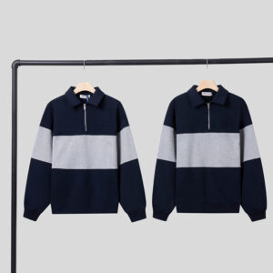 미우미우 【YD공장】 하프 집업 스웨트셔츠 코튼