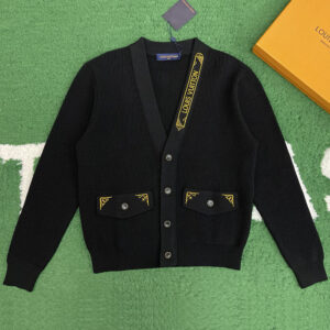 루이비통 【잔디집】 시그니처 엠브로이더드 가디건（레어）