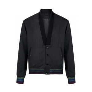 루이비통 【잔디집2】 프레피 울 가디건 블루종（세븐）