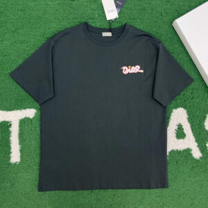 디올 【잔디집】 x KAWS 하우스 시그니처 반팔 티셔츠（레어）