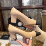 샤넬 【TJ공장】 cc로고 통굽 펌프스 (터보)