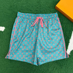 루이비통 【잔디집】 모노그램 실크 숏 팬츠（레어）