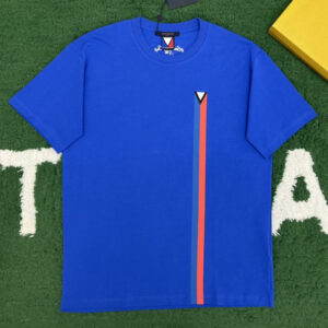 루이비통 [잔디집] 엠브로이더드 반팔 티셔츠 아메리칸 컵