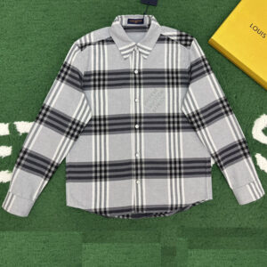 루이비통 [잔디집] 로고 긴팔 셔츠 플란넬