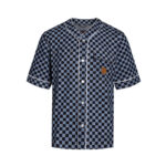 루이비통 【잔디집2】 다미에 데님 베이스볼 셔츠（세븐）