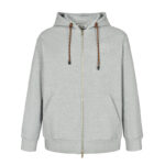 미우미우 【잔디집2】 코튼 로고 후드 집업（세븐）