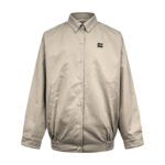 미우미우 【잔디집2】 로고 자수 버튼업 자켓（세븐）