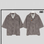 보테가베네타 【YD공장】 비스코스 체크 셔츠