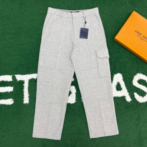 루이비통 【잔디집】 울 카고 팬츠（레어）